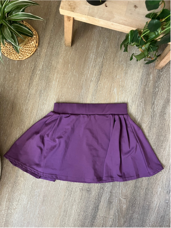 MOVE THEOLOGY Dresses & Skirts - Girls' MOVE THEOLOGY Purple Skater Skirt S - Mini Tennis Skirt